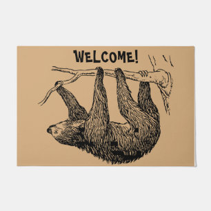 Sloth Lover Gift, Sleuf Welkom Doormat Deurmat