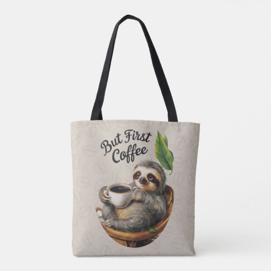 Sloth Loving Coffee Tas (Achterkant)
