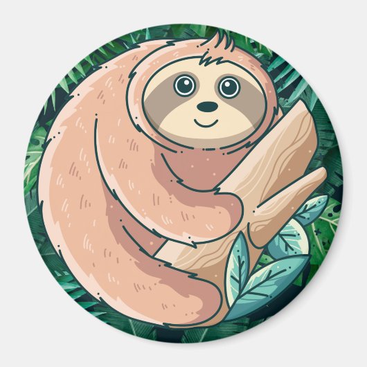 Sloth Magnet Magneet (Voorkant)