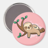 Sloth Magnet Magneet (Voorkant / Achterkant)