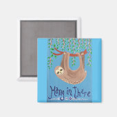 Sloth Magnet Magneet (Voorkant / Achterkant)