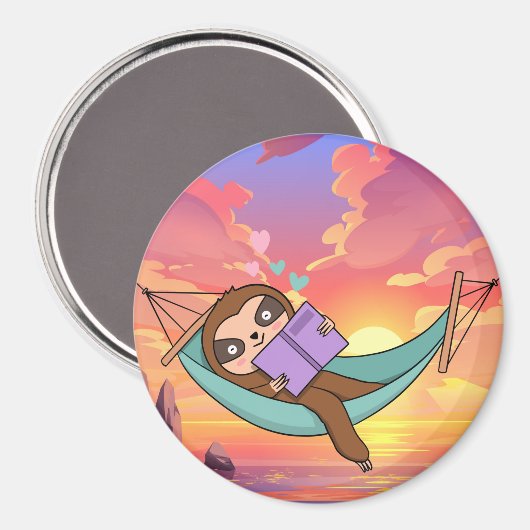 Sloth Magnet Magneet (Voorkant / Achterkant)