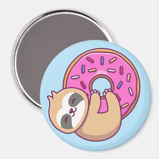 Sloth Magnet Magneet (Voorkant / Achterkant)