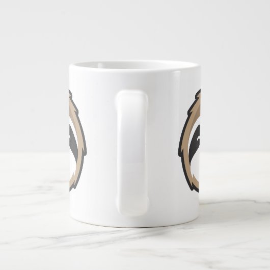 Sloth Mascot Extra Grote Beker (Achterkant)