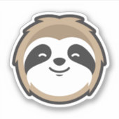 Sloth Mascot Sticker (Voorkant)