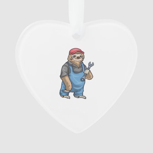 Sloth Mechanic Wrench Classic T-Shirt (devant)