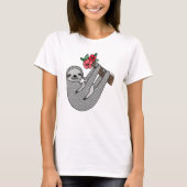 Sloth Moeder & Baby T-shirt Sloth Gift voor Moeder (Voorkant)
