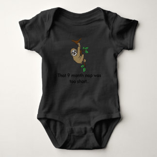 Sloth Nap Baby Romper
