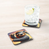 Sloth Ninja Bier Onderzetter (Rechterzijde)