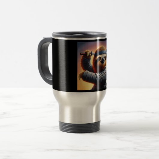 Sloth Ninja Reisbeker (Voorkant links)