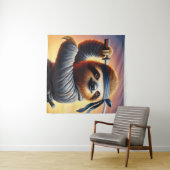 Sloth Ninja Wandkleed (In Situ (horizontaal))