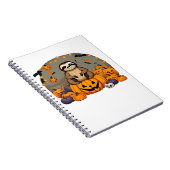 Sloth-o-ween Classic T-shirt Notitieboek (Rechterzijde)