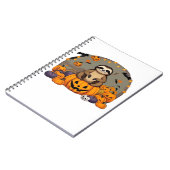Sloth-o-ween Classic T-shirt Notitieboek (Linkerzijde)