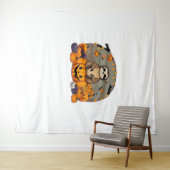 Sloth-o-ween Classic T-shirt Wandkleed (In Situ (horizontaal))