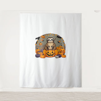 Sloth-o-ween Classic T-shirt Wandkleed