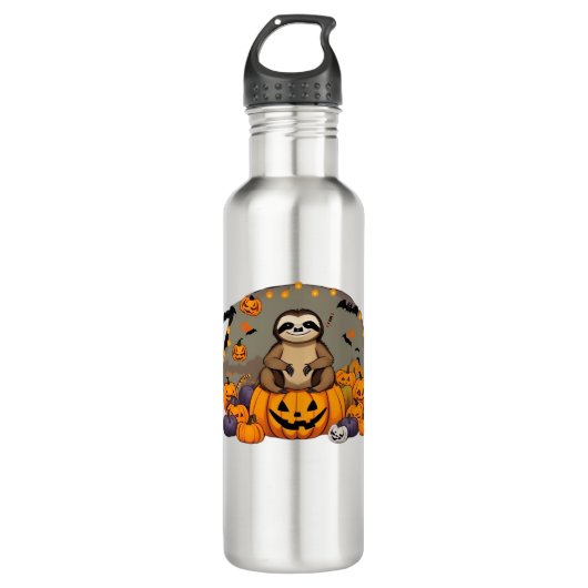 Sloth-o-ween Classic T-shirt Waterfles (Voorkant)