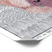 Sloth on Bass Poster (Coin)