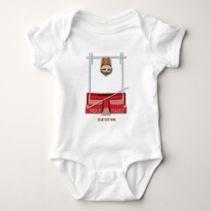 Sloth Pole Vaulting Sportdag Romper