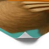 SLOTH POSTER – Be Happy Positive Wall Art (Coin)