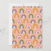 Sloth Rainbow Birthday Invitation (Dos)