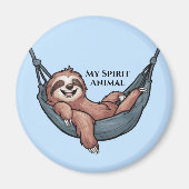 Sloth Relaxing Magneet (Voorkant)
