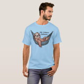 Sloth Relaxing Unisex T-shirt (Voorkant volledig)