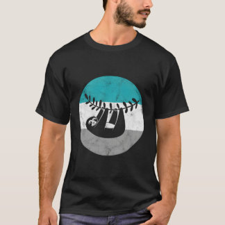 Sloth Retro Gift Voor Mannen Vrouwen Jongens Meisj T-shirt