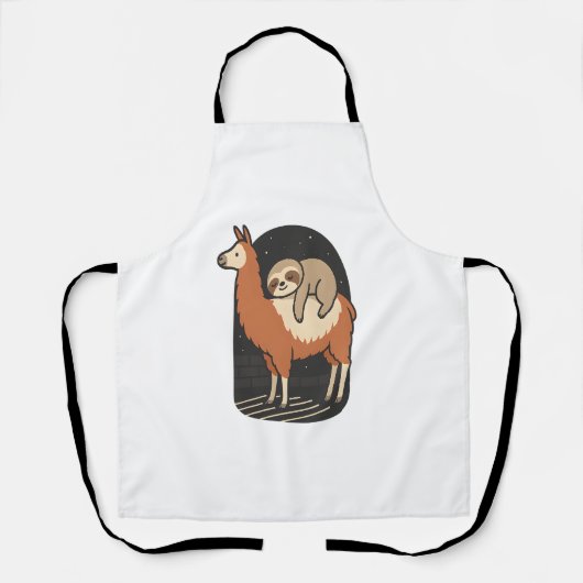 Sloth Riding Llama Schort (Voorkant)