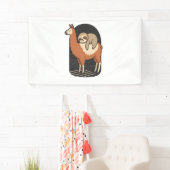 Sloth Riding Llama Spandoek (Insitu)