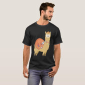 Sloth Riding llama T-shirt (Voorkant volledig)
