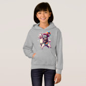 Sloth Riding Sur Llama Cute Animaux Enfants Garçon (Devant entier)