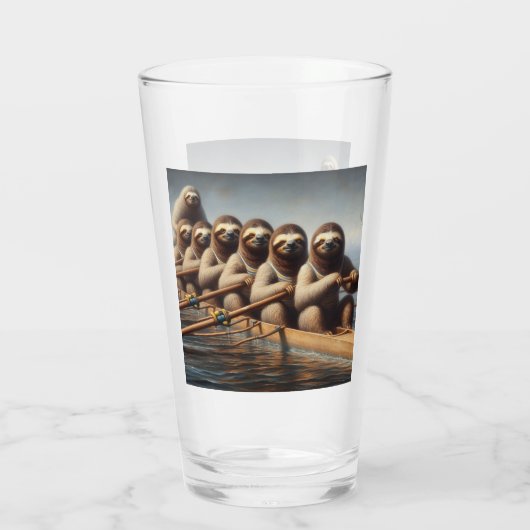 Sloth Roeiteam Glas (Achterkant)