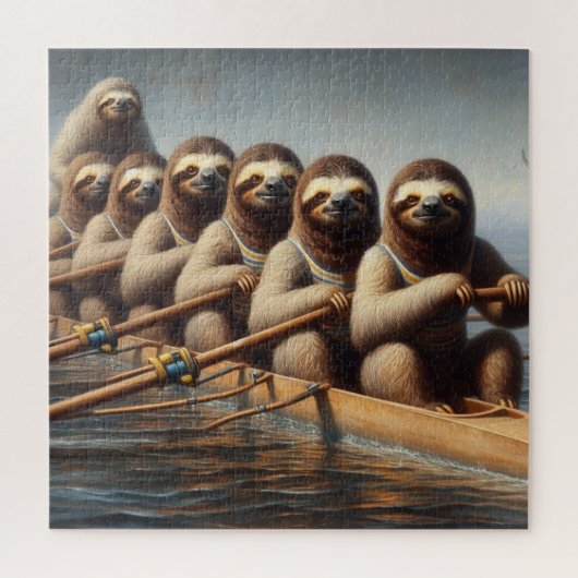 Sloth Roeiteam Legpuzzel (Verticaal)