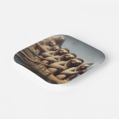 Sloth Roeiteam Papieren Bordje (Gebogen)