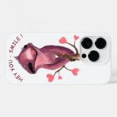 Sloth romantique - Coque sourire coque iphone (Verso (horizontal))