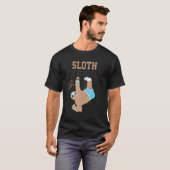 Sloth Running Club Laten we Nap Sloth Runner T-shirt (Voorkant volledig)