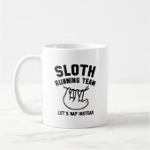 Sloth Running Koffiemok (Links)