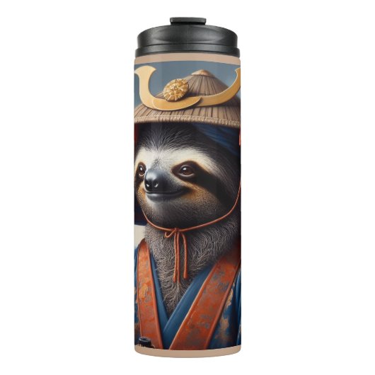 Sloth Samurai Thermosbeker (Voorkant)