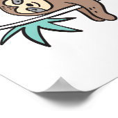 Sloth Says Chill Poster (Hoek)