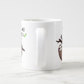 Sloth Says | Sleufmodus geactiveerd Extra Grote Beker (Achterkant)