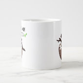 Sloth Says | Sleufmodus geactiveerd Extra Grote Beker (Voorkant)