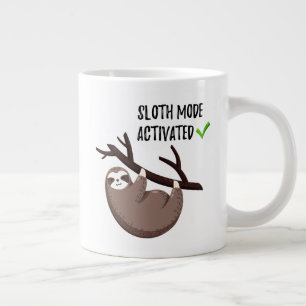 Sloth Says   Sleufmodus geactiveerd Extra Grote Beker