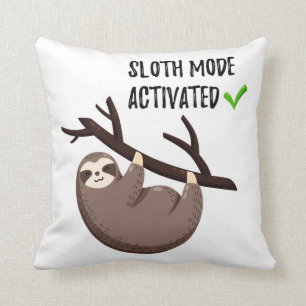 Sloth Says   Sleufmodus geactiveerd Kussen
