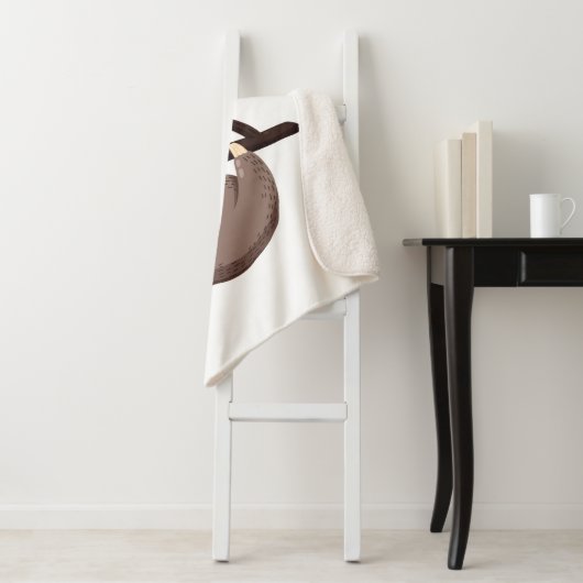 Sloth Says | Sleufmodus geactiveerd Sherpa Deken (In situ)