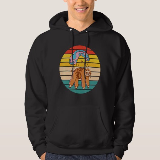 Sloth Sky Diving Hoodie (Voorkant)