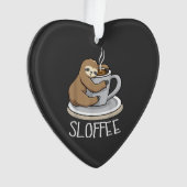 Sloth Sleep at Cup of Coffee Funny Sloth Sloffee T (devant)