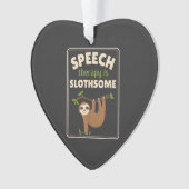 Sloth Speech Therapist Speech Therapy Pathology T- (devant)