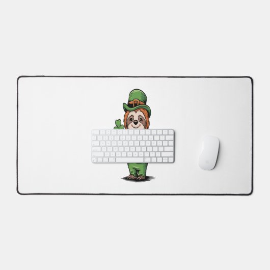 Sloth St Patrick's Day Irish Lucky (Clavier et souris)