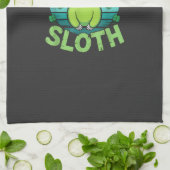 Sloth St Patricks Day Sloth Shenanigans Cute Anima Theedoek (Gevouwen)