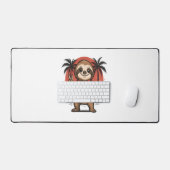 Sloth Summer Beach Rocking (Clavier et souris)